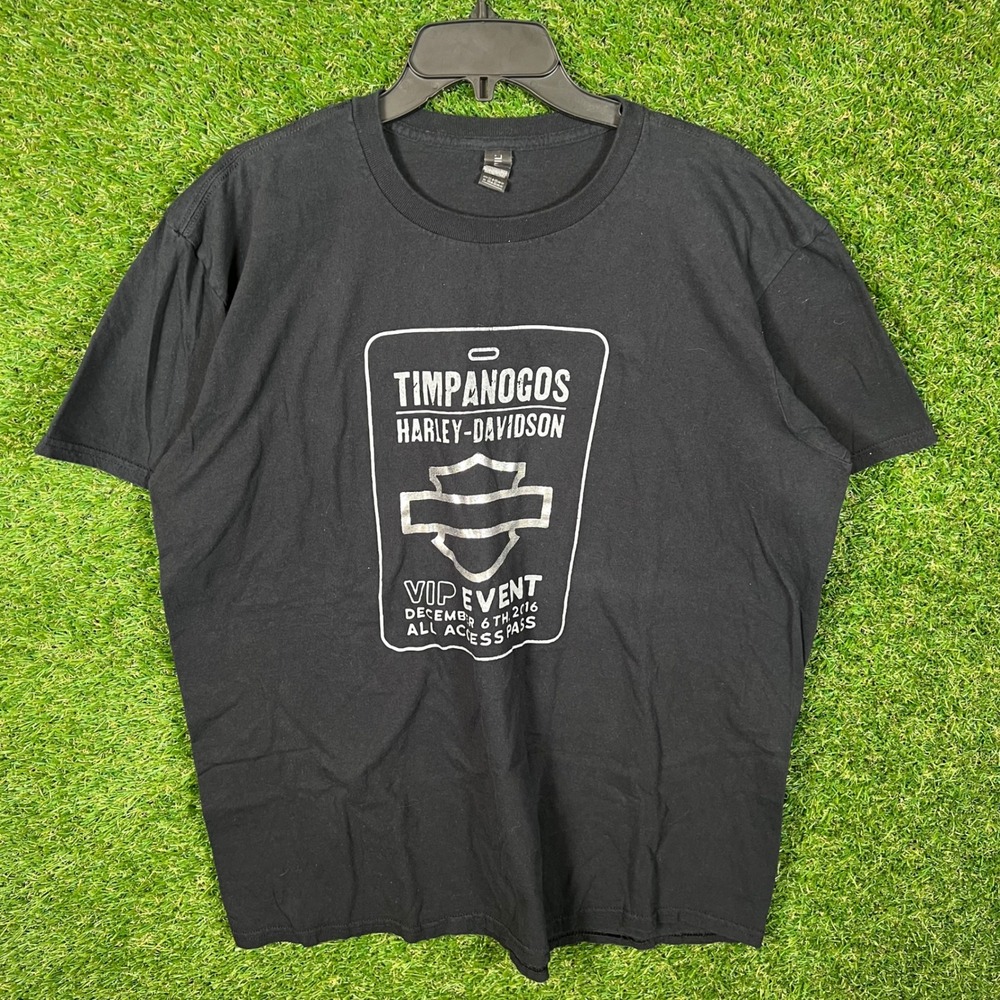 Timpanogos Harley Davidson World Tour 2016 VIP Event Black T Shirt XL